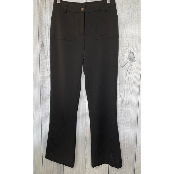DIOR Vintage Black Bootcut Leg Pants Lined Career Wear Work Designer - Picture 1 of 11